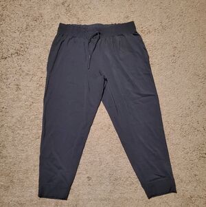 Men's Black & Blue Jogger Pants